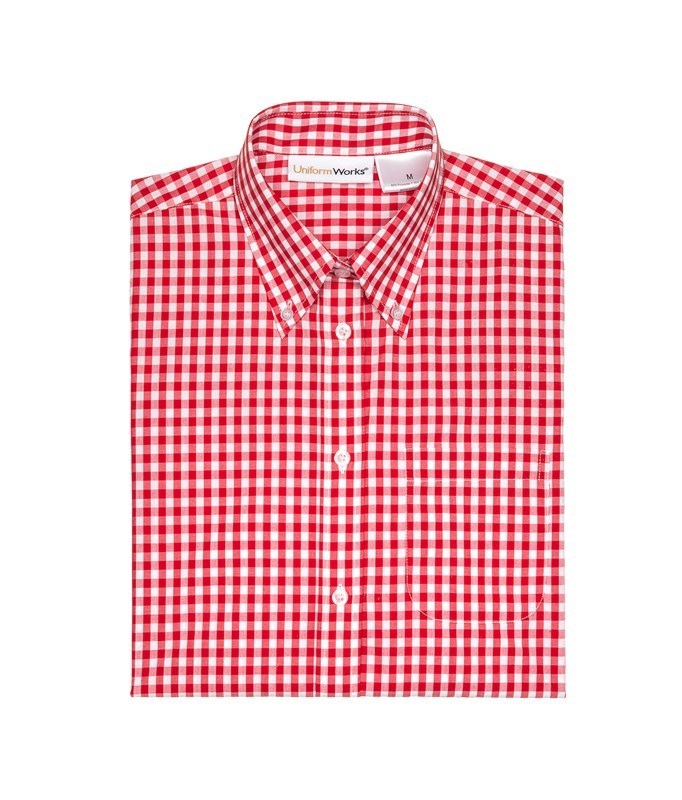 Gingham Men's Dress Shirt