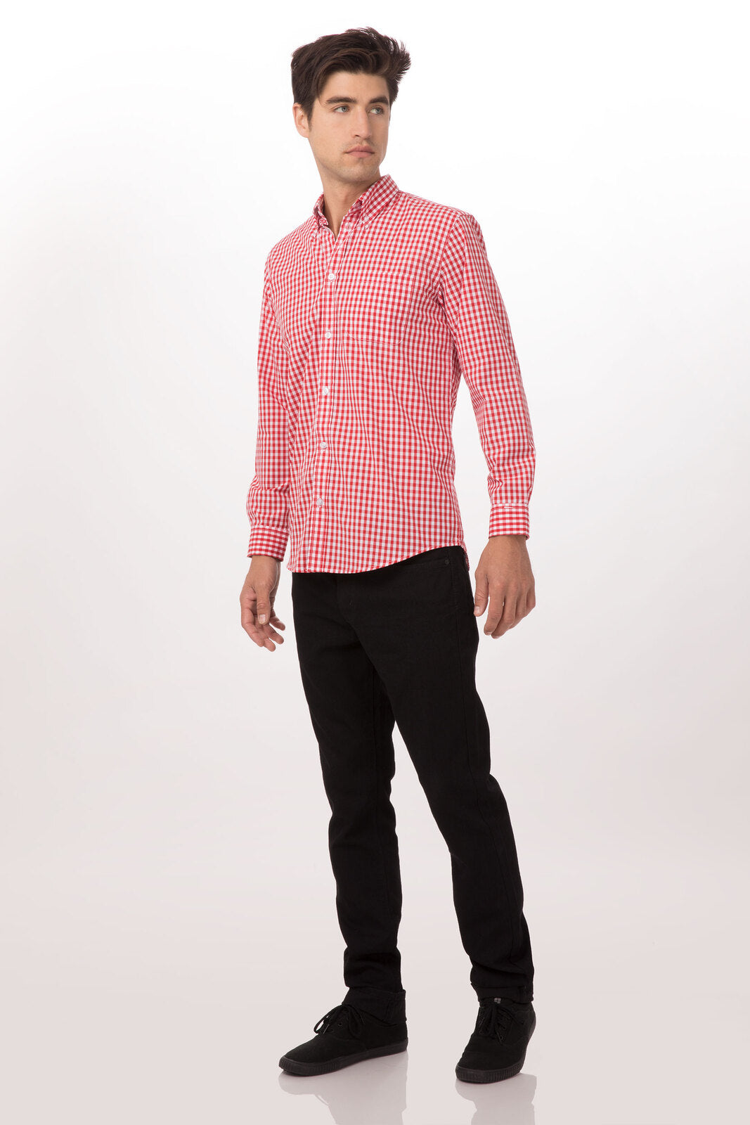 Gingham Men's Dress Shirt
