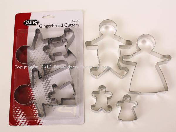 Cutter Set -Gingerbread Family 4Pc