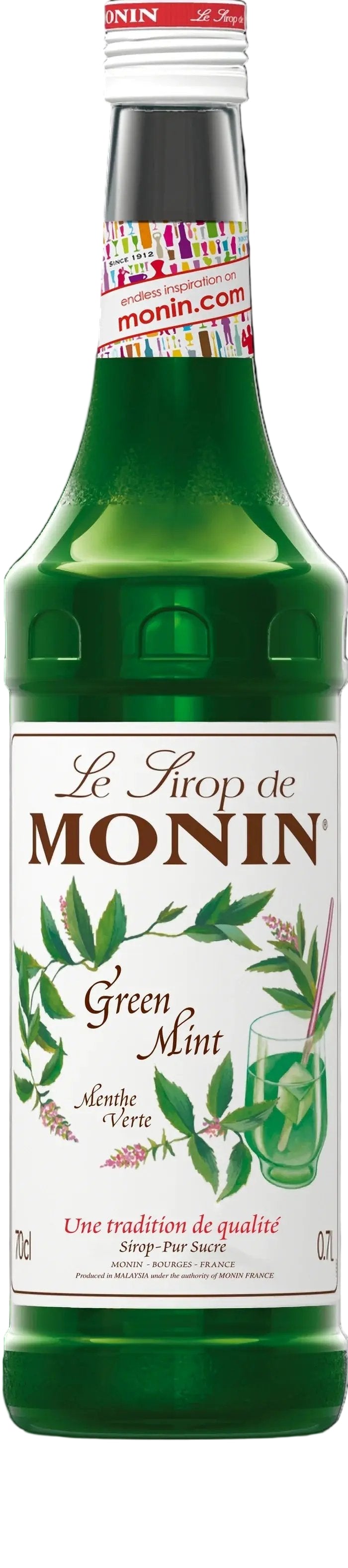 Monin Green Mint Syrup Stuart Alexander