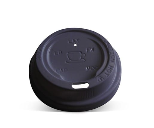 Plastic Lid- 6 & 10 oz Black 1000pc Pac trading