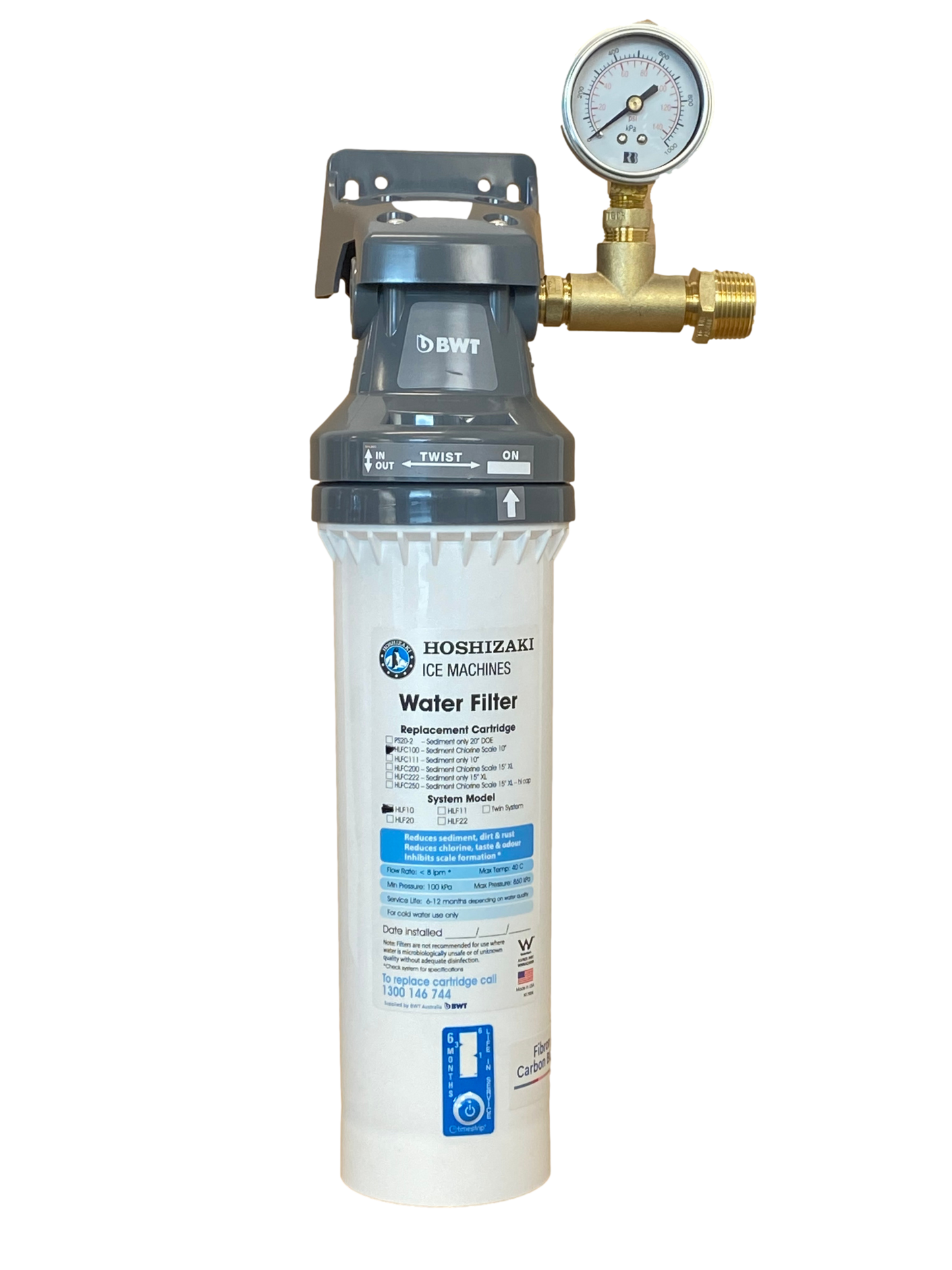 FILTER SYSTEM HLF10G W/GAUGE HOSHIZAKI