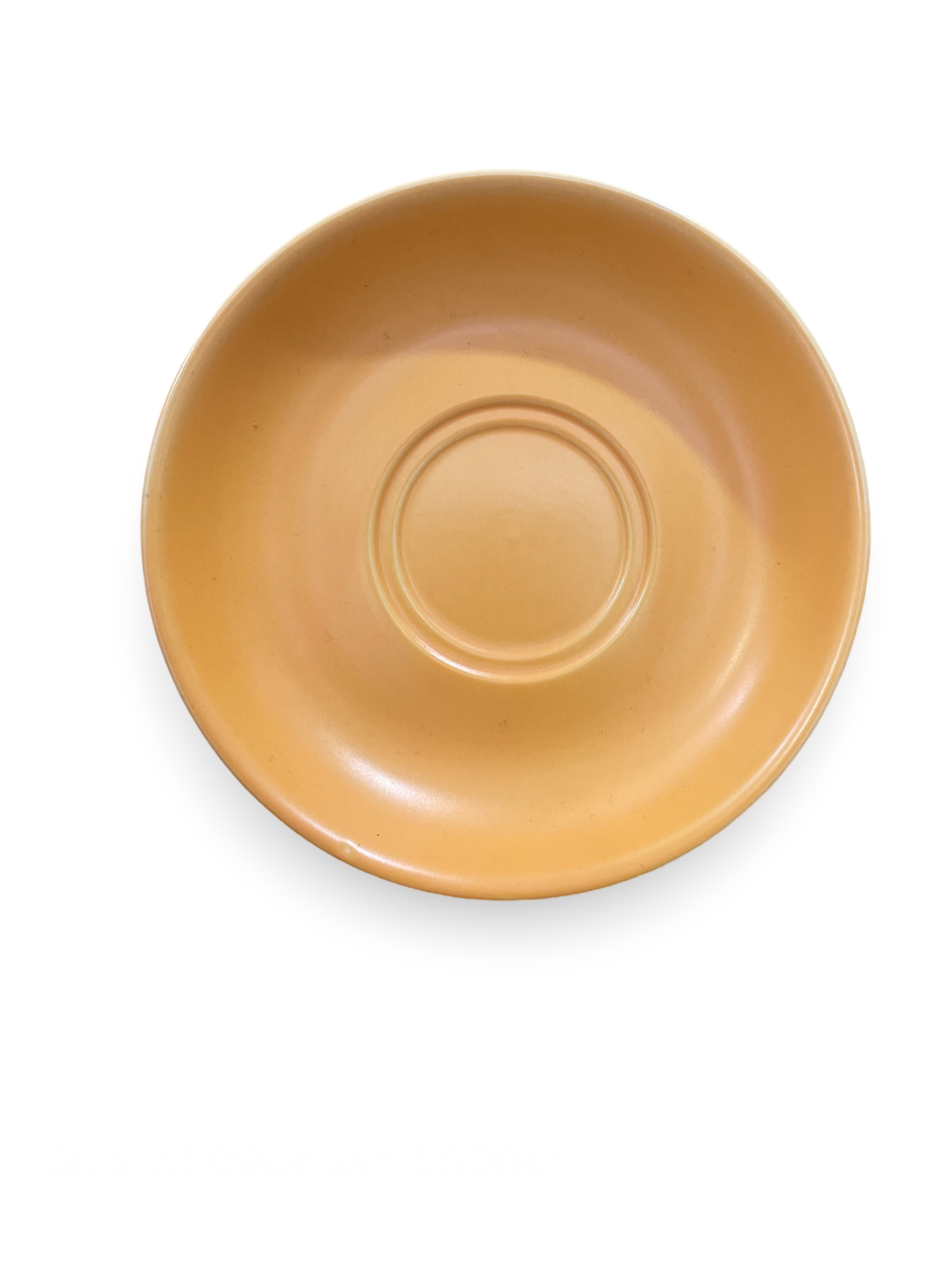 SAUCER FOR CAPPUCCINO CUP MATTE ORANGE LONGFINE HOSPITALITY SUPPLIES