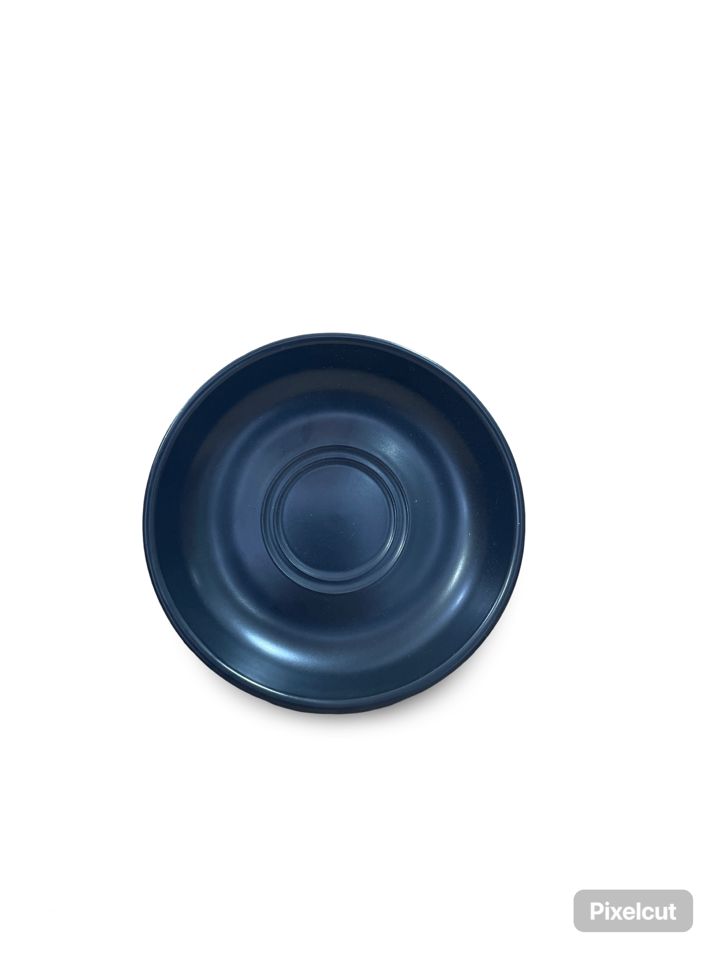 SAUCER FOR CAPPUCCINO CUP MATTE BLACK LONGFINE HOSPITALITY SUPPLIES