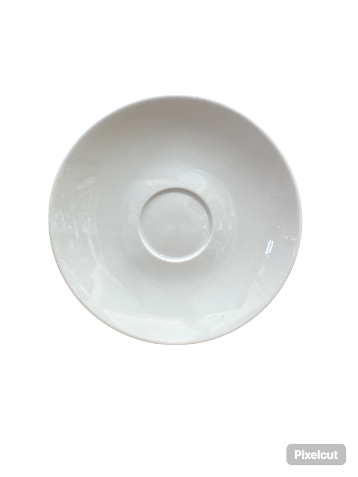 WHITE SAUCER 5.5" RFC