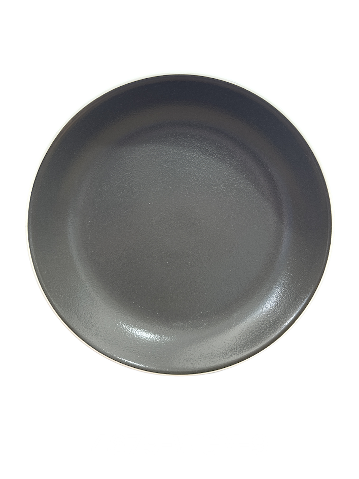 9" RICE PLATE GREY RFC