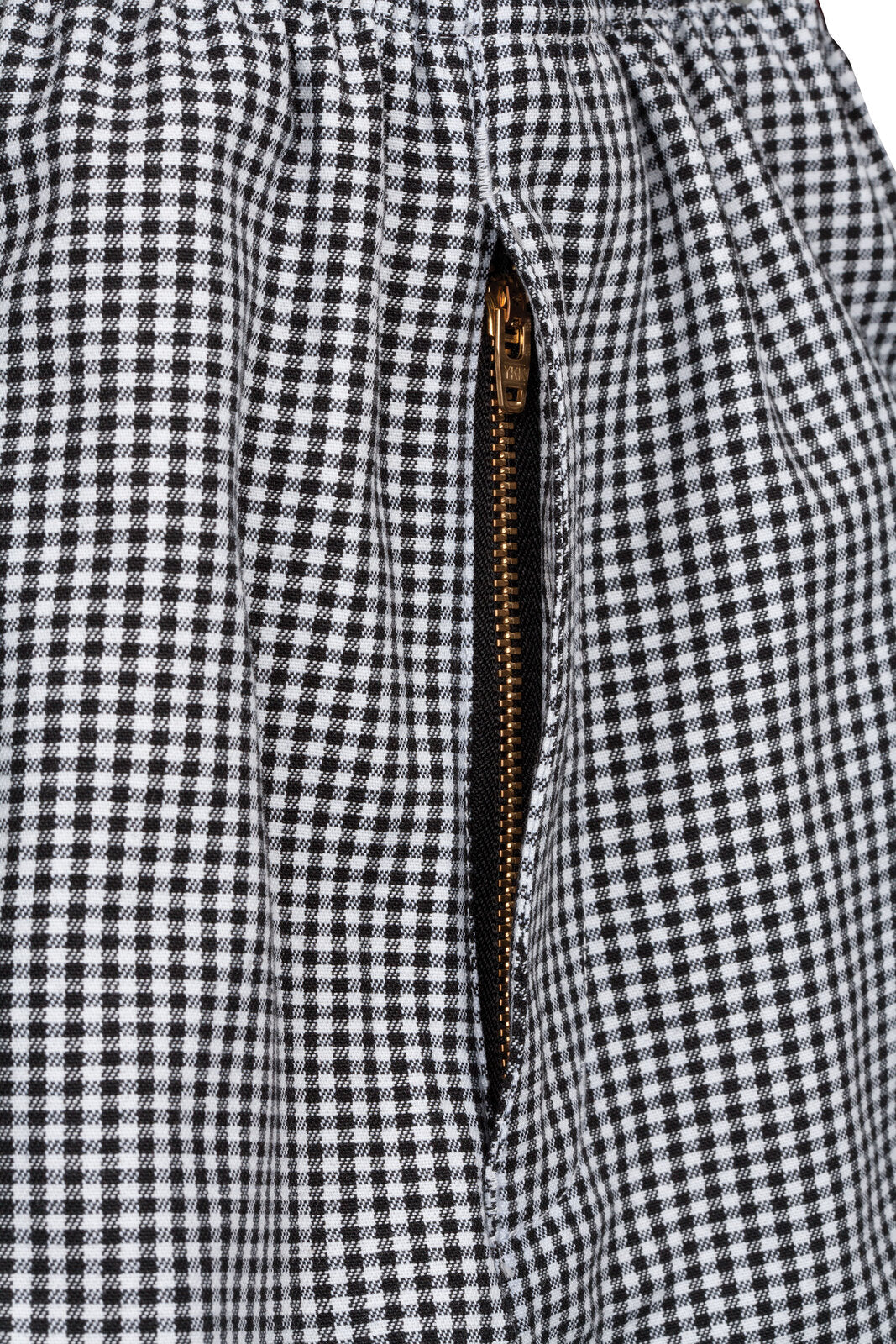 Essential Men's Baggy Zip-Fly Chef Pants - Small Check Chef Works