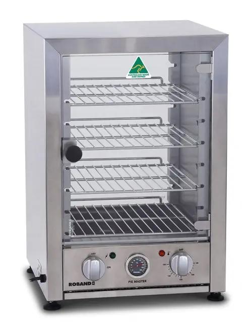 Roband Pie Warmer, 25 Pies, Hinged Door, Internal Light Roband
