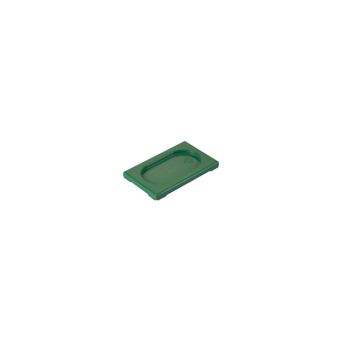 PPL-19GN Inox Macel Gastronorm Lid Polypropylene 1/9 Size Green Tomkin Australia Hospitality Supplies