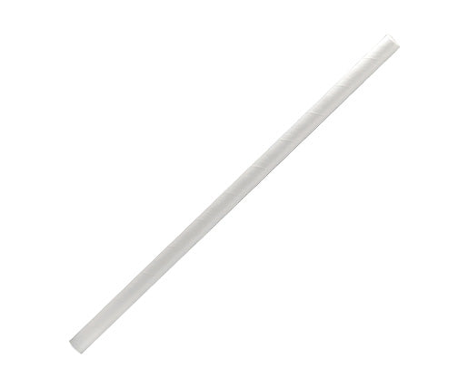 Paper Straw Regular-Plain White 50pc Pac trading