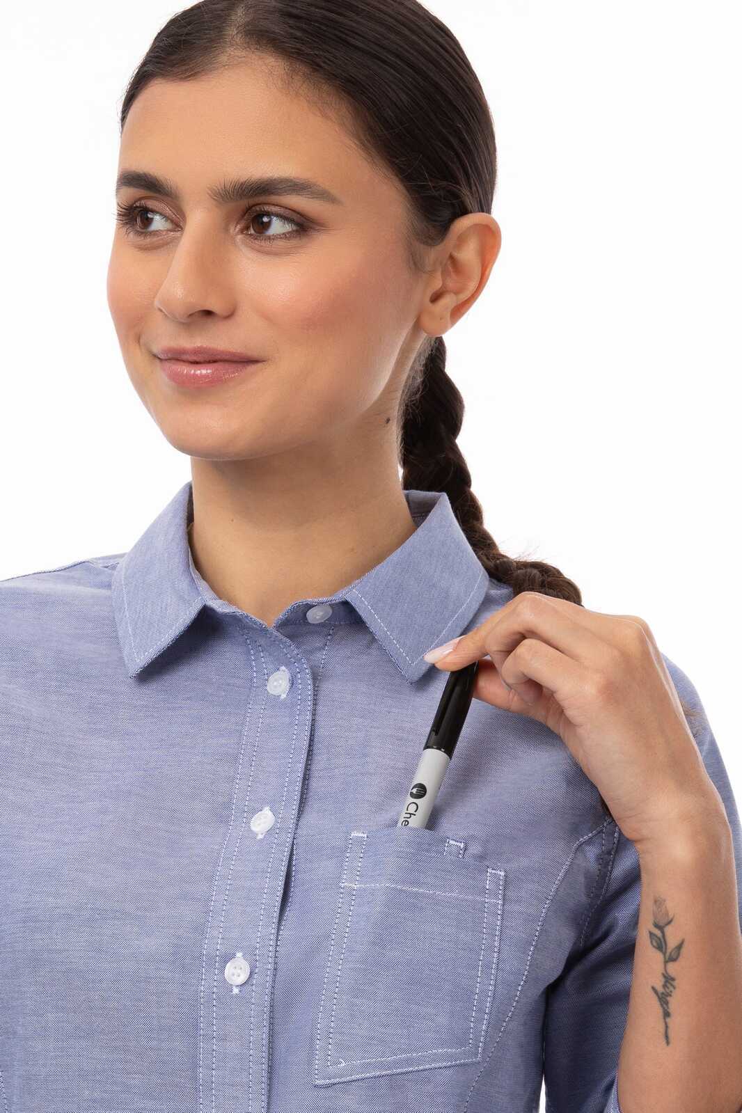 Modern Oxford Women's Classic Shirt Chef Works