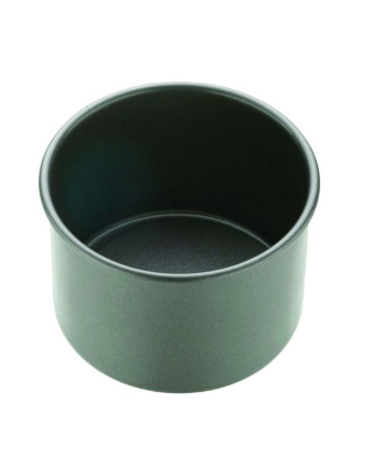 MasterPro Non-Stick Loose Base Round Deep Cake Pan Black 11.5x11.5x7.5cm Isalbi