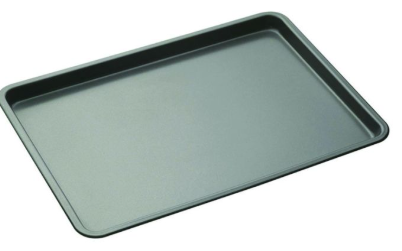 MasterPro Non-Stick Baking Tray Black 35x25x2cm Isalbi