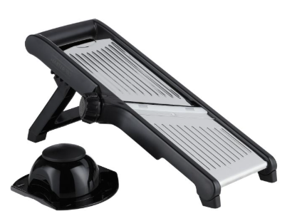 MasterPro Virtuoso Mandoline Slicer Stainless Steel Black 41x13.5x16.5cm Isalbi
