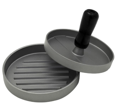 Maverick Single Burger Press Grey & Black 12x12x9cm Isalbi