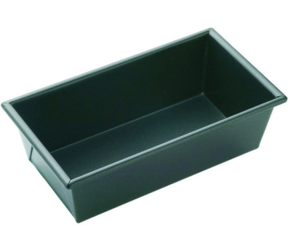 MasterPro Non-Stick Box Sided Loaf Pan Black 25.5x17x12cm Isalbi