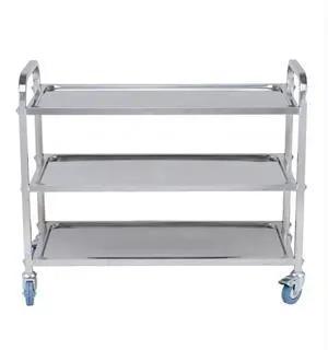 I.C.E Stainless Steel 3 Tier Trolley - TRS0003 I.C.E
