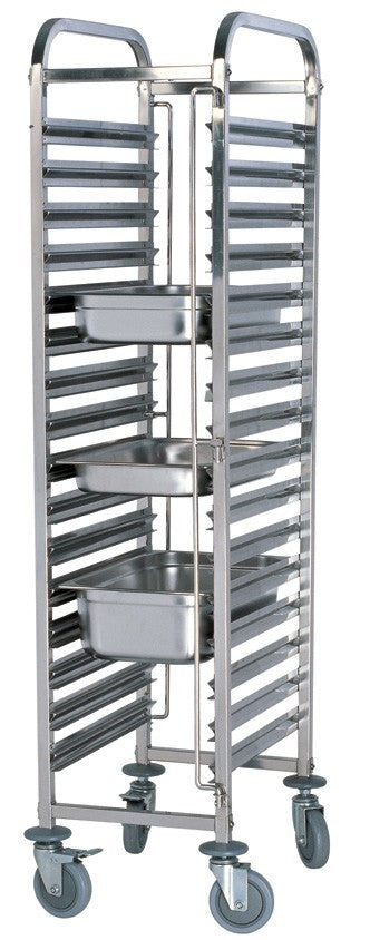 Anvil Stainless Steel 15 Tier GN Trolley - TRS0015