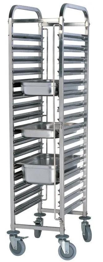 Anvil Stainless Steel 15 Tier GN Trolley - TRS0015 I.C.E