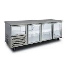 Glass Door Back Bar 2400mm I.C.E