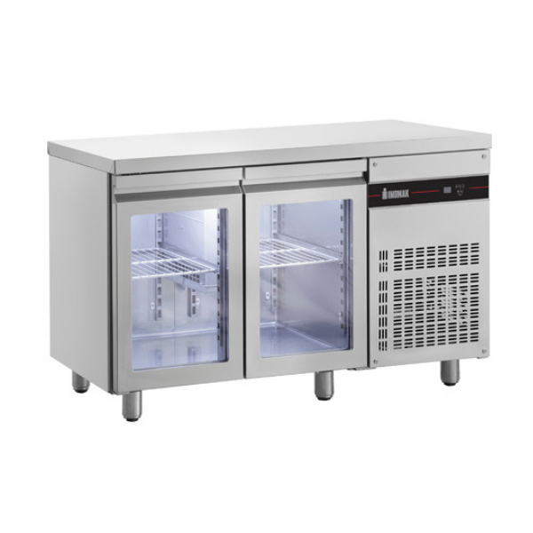 Glass Undercounter Fridge 1345mm-UBI7134G I.C.E