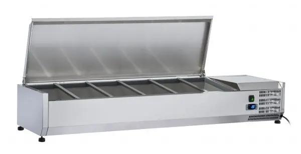 Anvil 1800 Stainless Steel Lid Refrigerated Ingredient Well - VRX1800S I.C.E