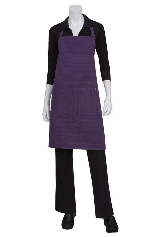 Harlem Purple Bib Apron Chef Works