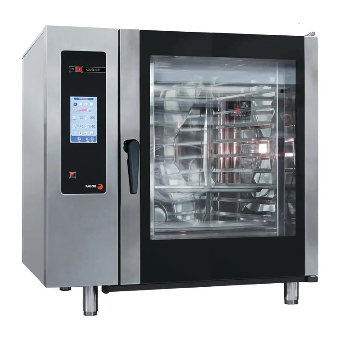 Advanced Plus Gas 10 Trays Touch Screen Control Combi Oven with Cleaning System - APG-101 FED