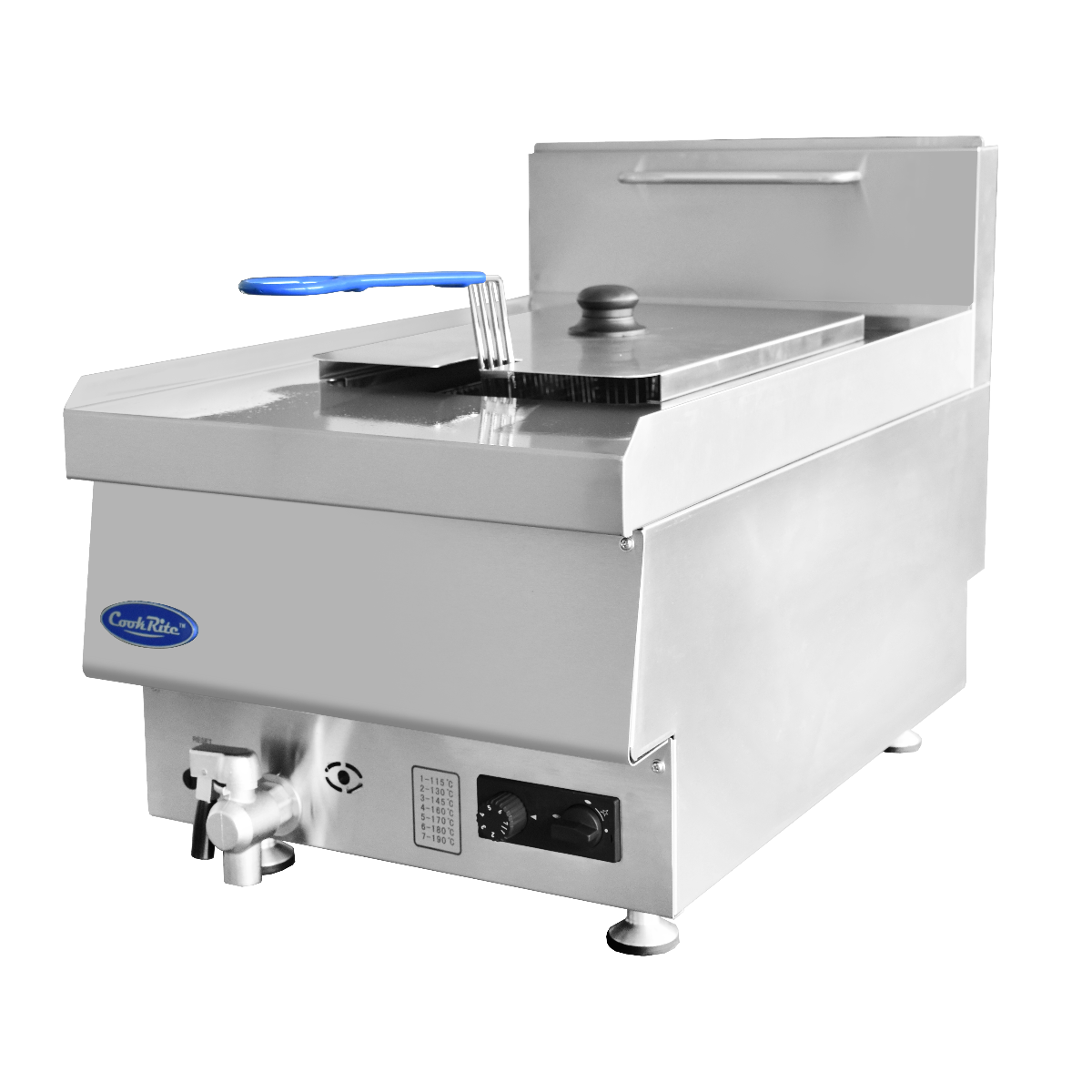 Product image of CookRite AT65G4F-C-LPG 1 Tube Gas Deep Fryer Lpg