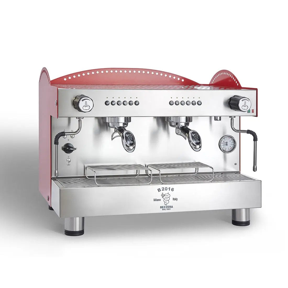Bezzera 3L Red 2-Group Professional Espresso Machine BZB2016R2DE FED