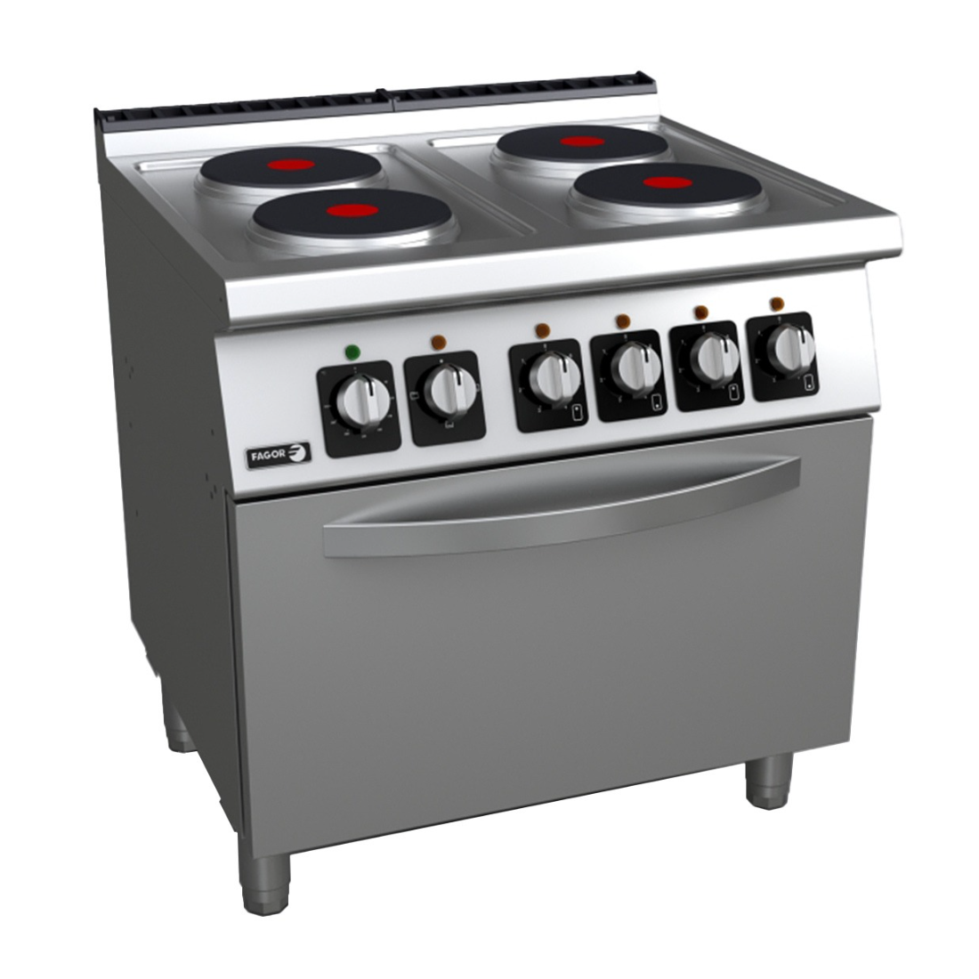 Fagor Kore 700 Series Electric 4 Burners with oven C-E741 FED