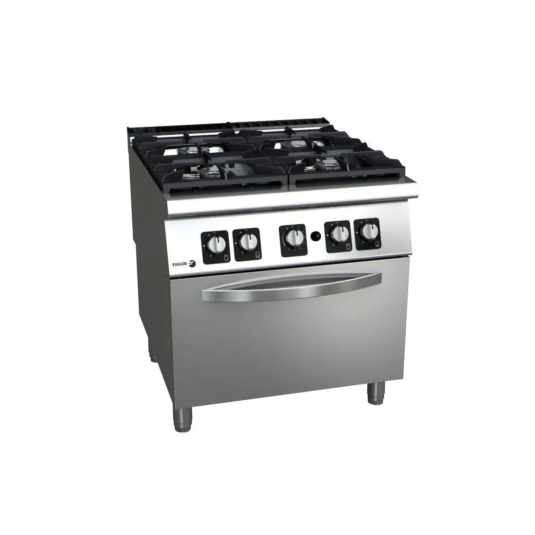 Fagor Kore 900 Series Gas 4 Burner with Gas Oven - C-G941H FED