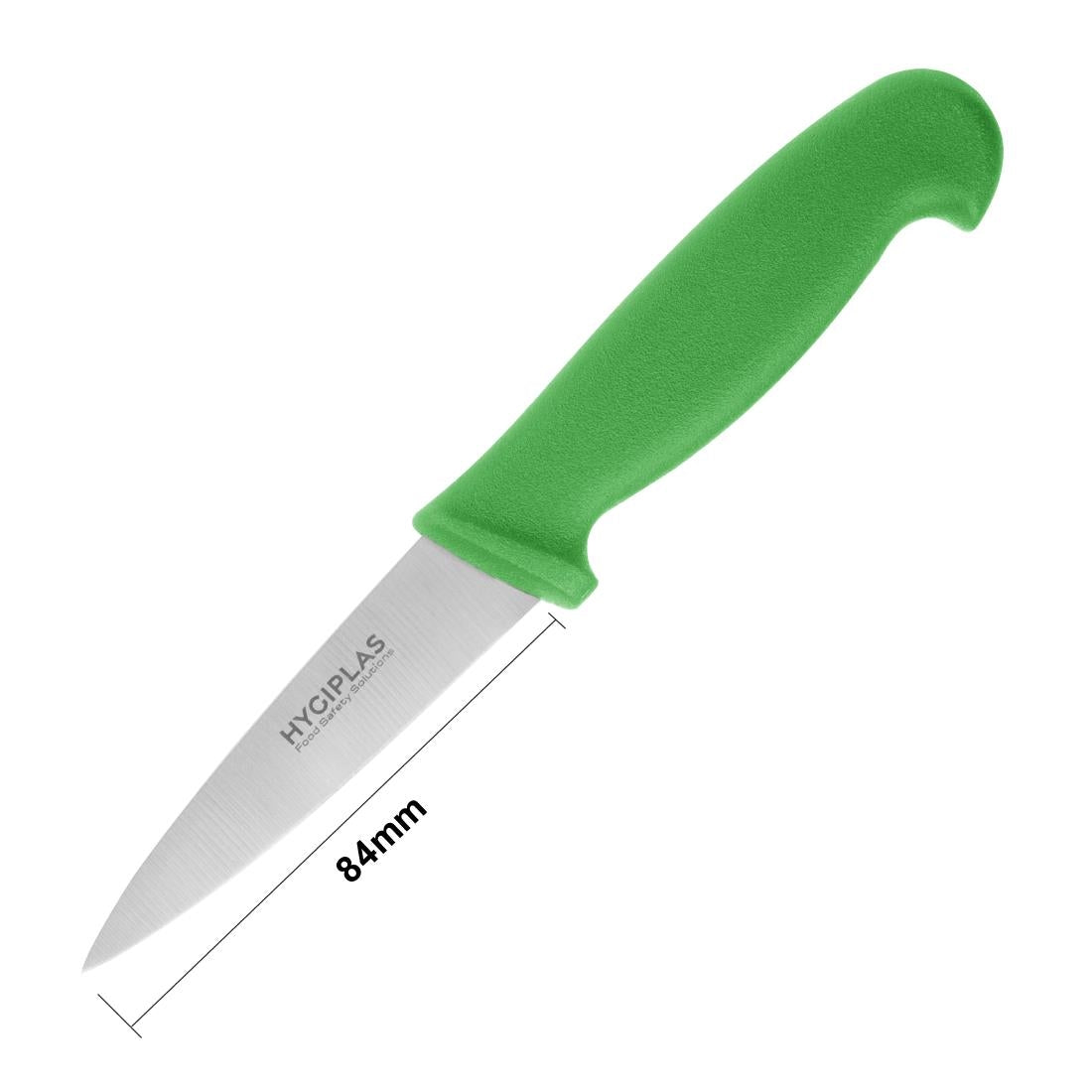 Hygiplas Paring Knife Green - 3 1/2" Uropa