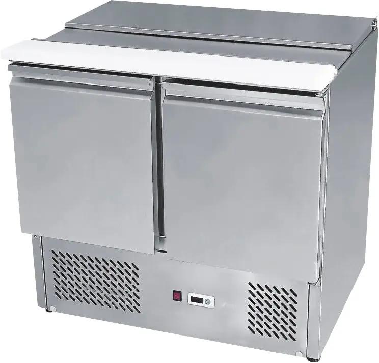 Product image of Atosa ESL3800 2 Doors Sliding Lid Saladette Fridge Size 900 mm