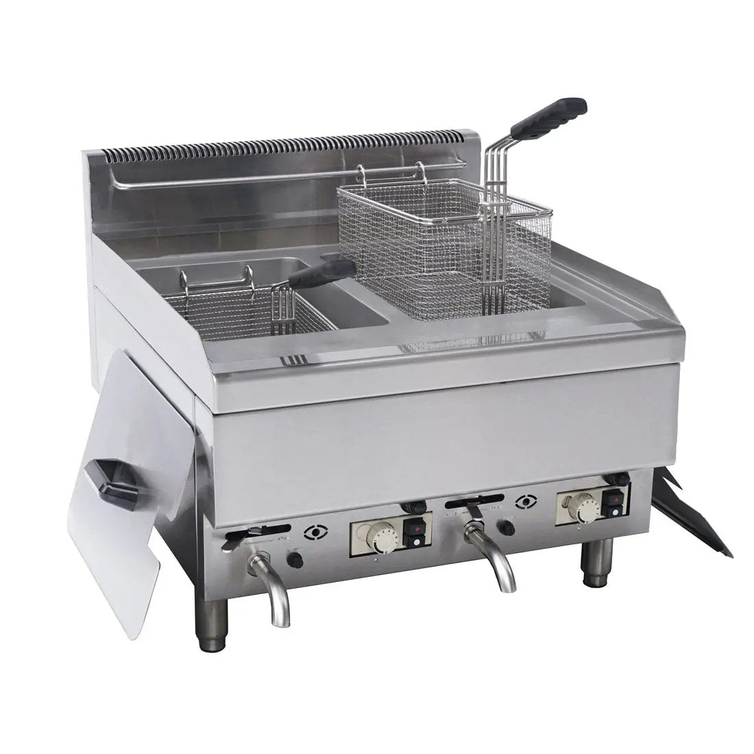 Countertop 2x10L Natural Gas Fryer JUS-TRC-2 FED
