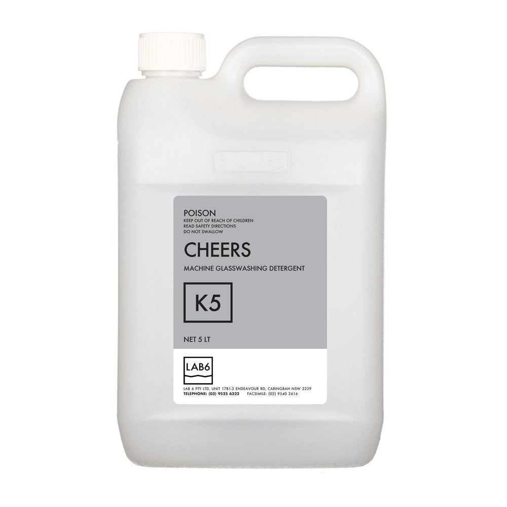CHEERS GLASS CLEANER 5LT Lab 6