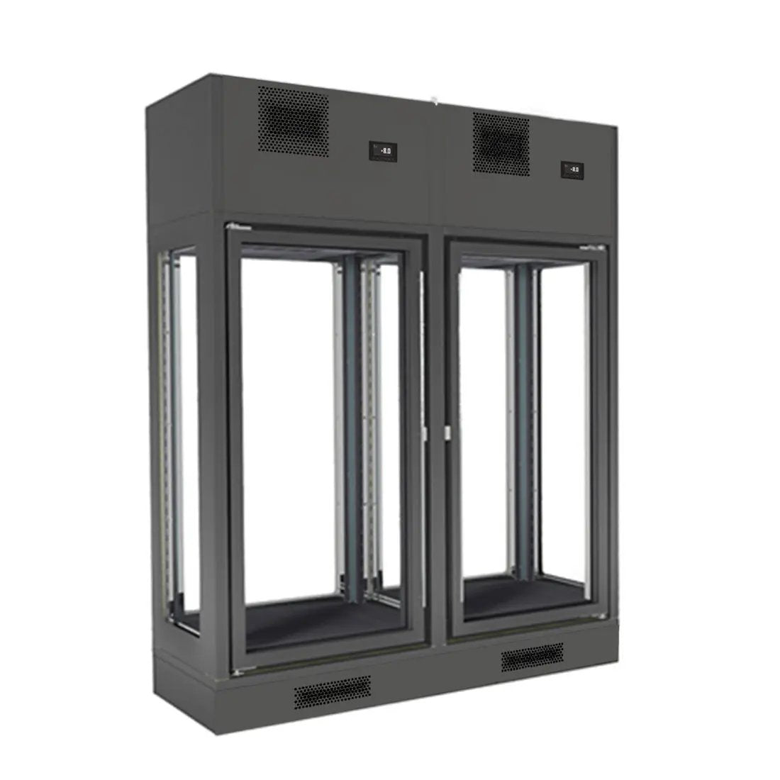 Fagor Dual Zone 2 Doors Black Wall-Mounted Wine Cellar FWC-2302-2WB FED