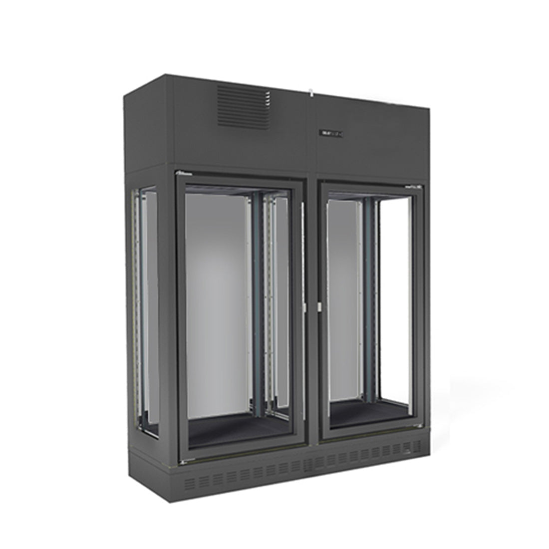 Single Zone Black Central Wine Cellar