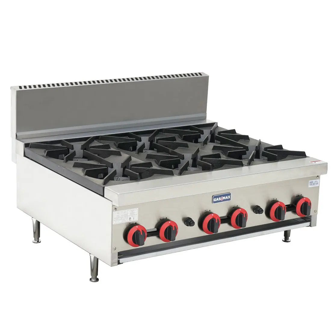 Gasmax Gas 6 Burner Cook Top RB-6ELPG FED