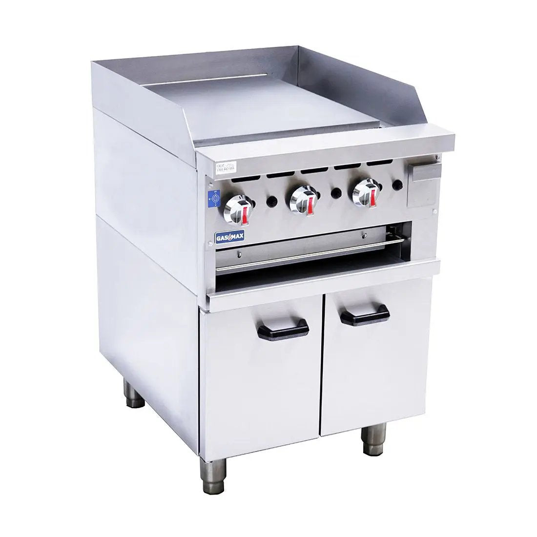 Gasmax Gas Griddle and Gas Toaster with Cabinet - GGS-24 FED
