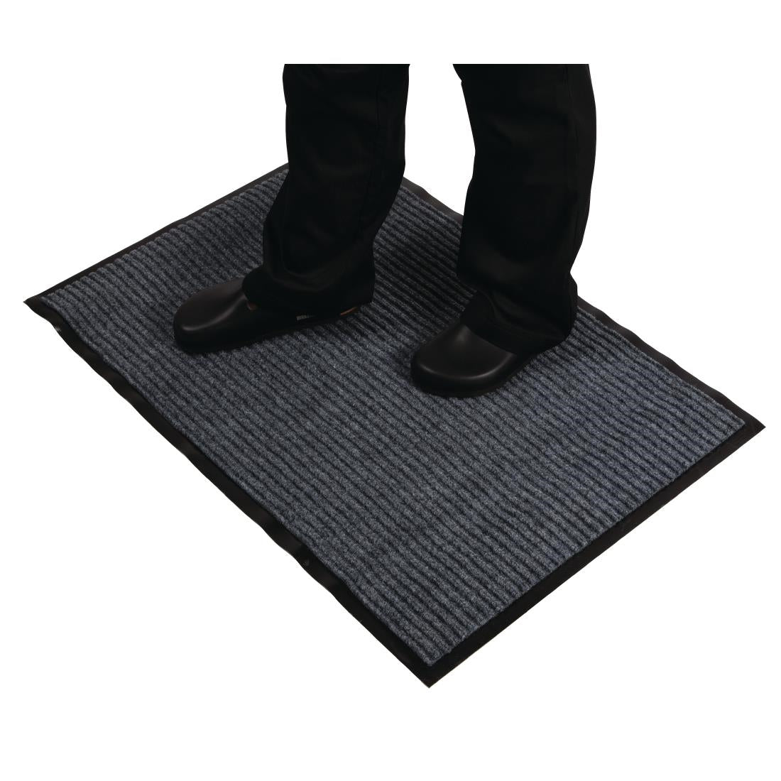 Jantex Entrance Mat 0.6 x 0.9m Steel Colour
