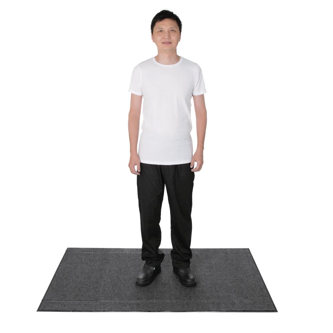 Jantex Entrance Mat Steel Colour - 0.9x1.5m Uropa