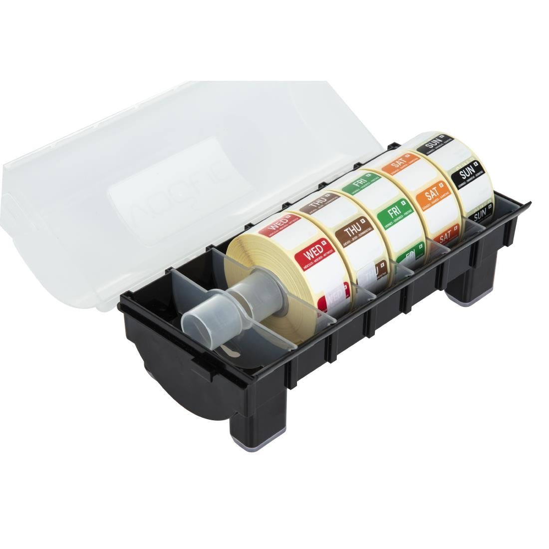 Hygiplas Day of the week Removable labels starter Kit 1'' (inc Dispenser)