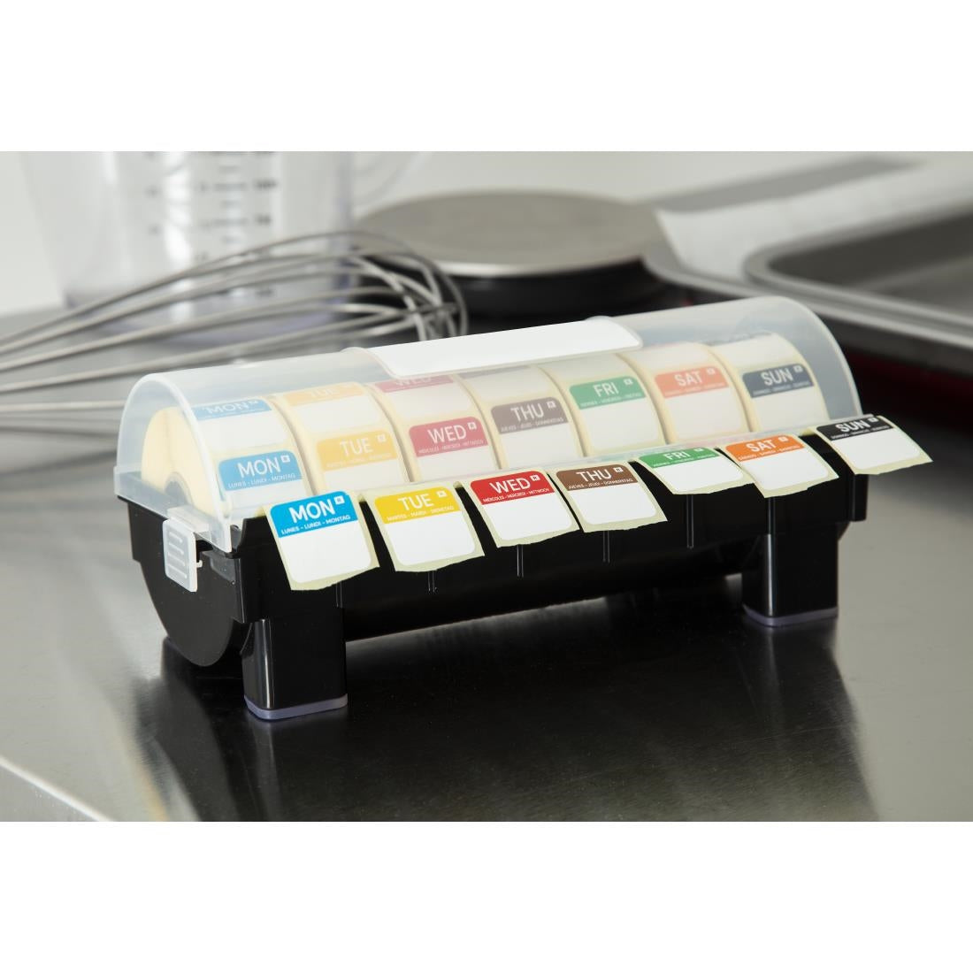 Hygiplas Day of the week Removable labels starter Kit 1'' (inc Dispenser)