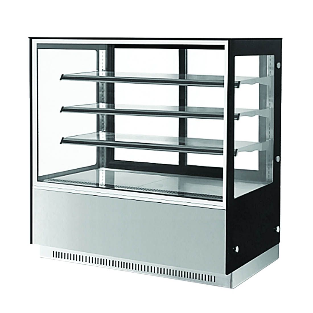 2NDs: Bonvue Modern 3 Shelves Cake or Food Display - GAN-1800RF3-VIC872 FED