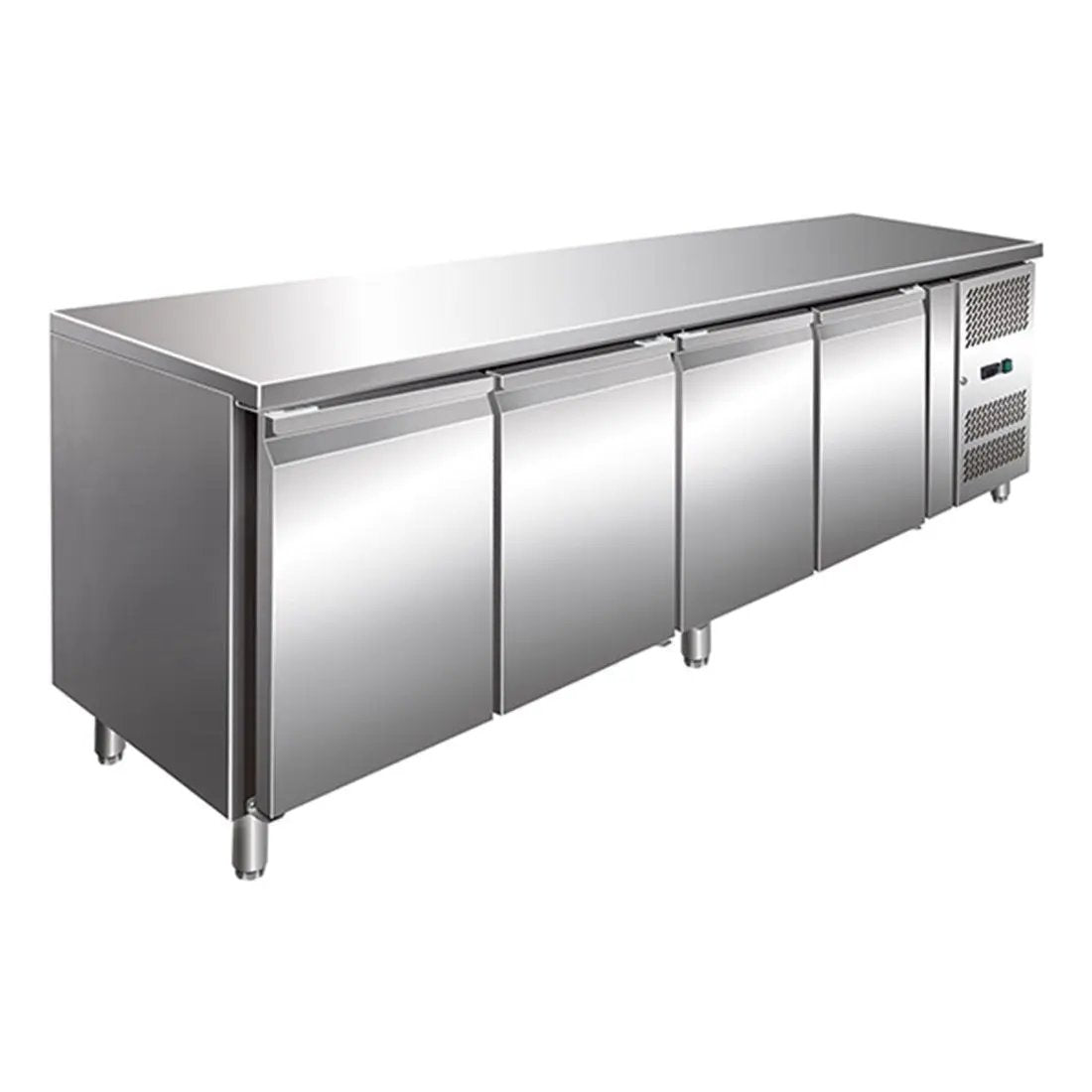 Thermaster TROPICALISED 4 Door Gastronorm Bench Fridge - GN4100TN FED