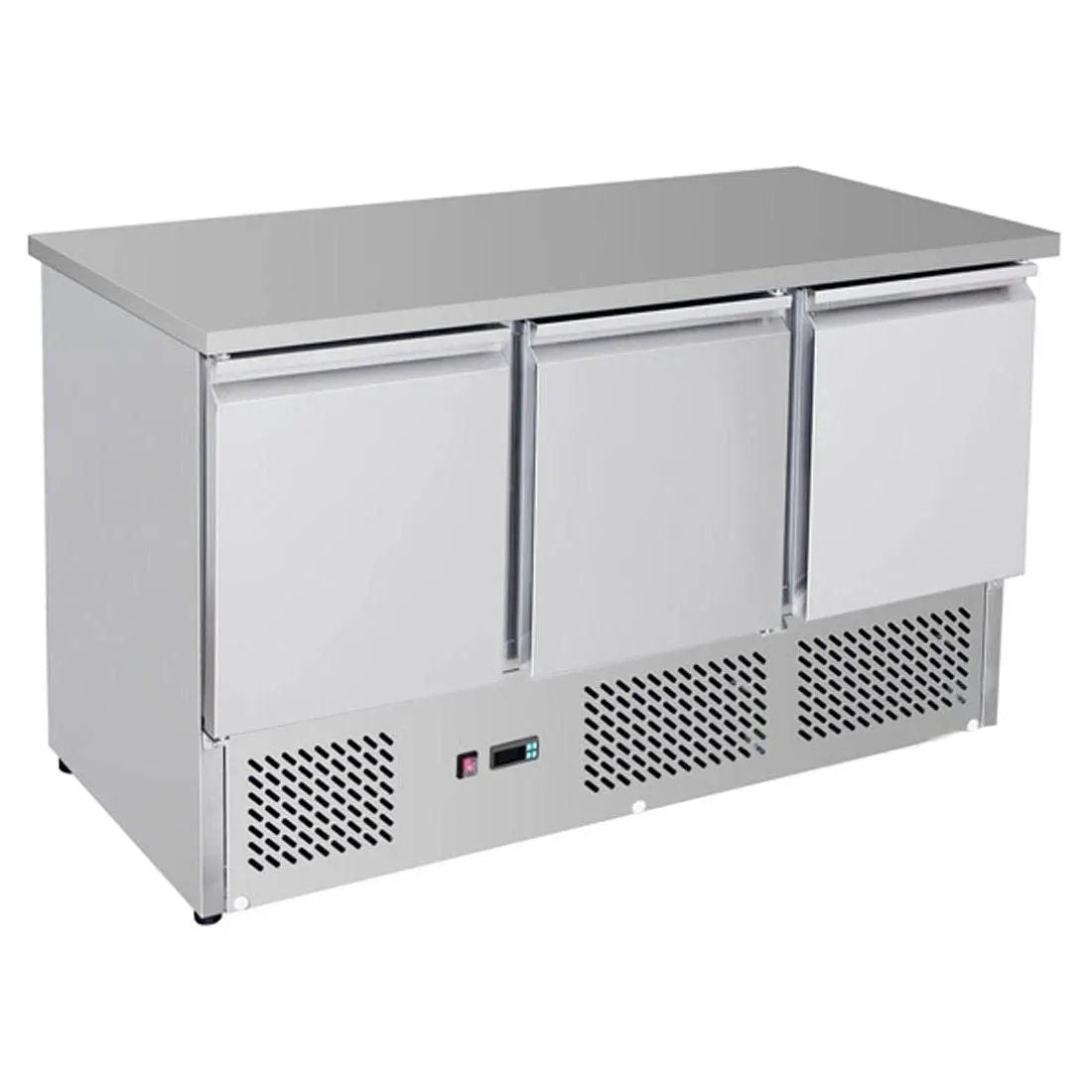 GNS1300B Three Door Compact Workbench Fridge FED