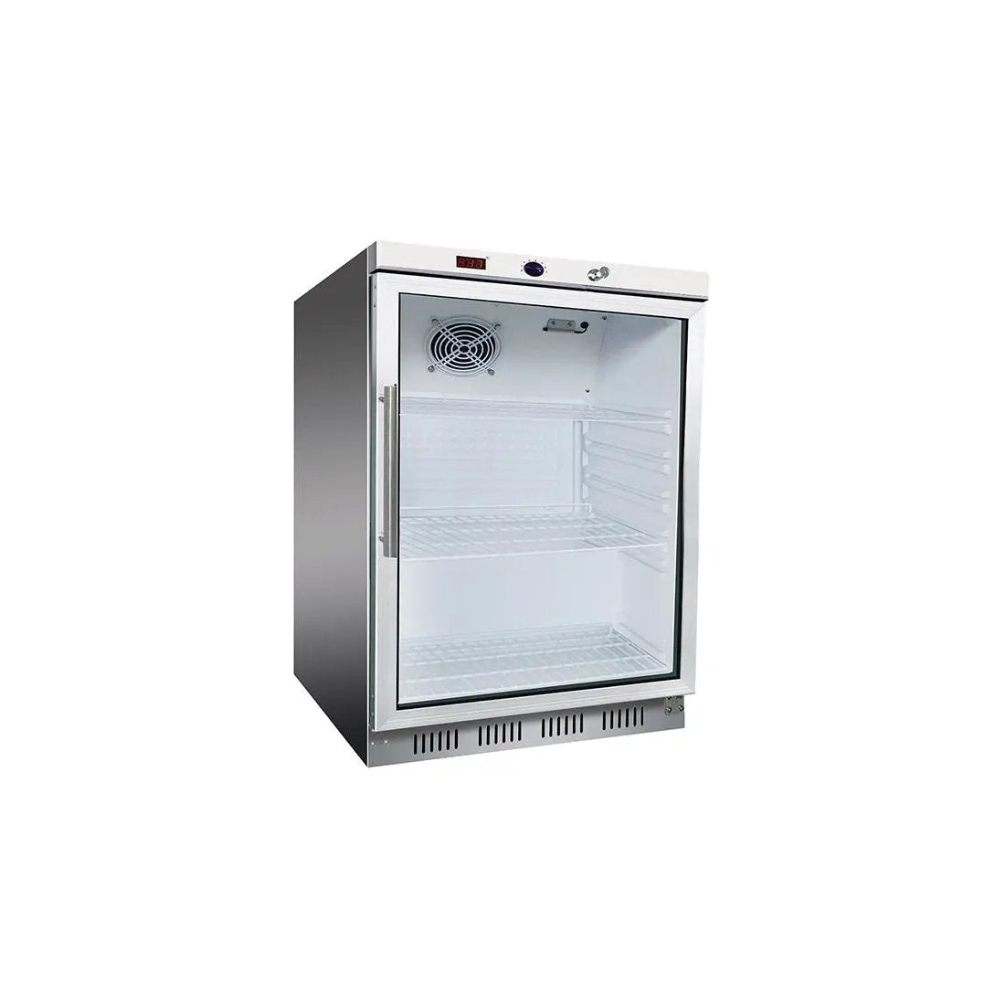 Thermaster Display Bar Fridge with Glass Door - HR200G S/S FED