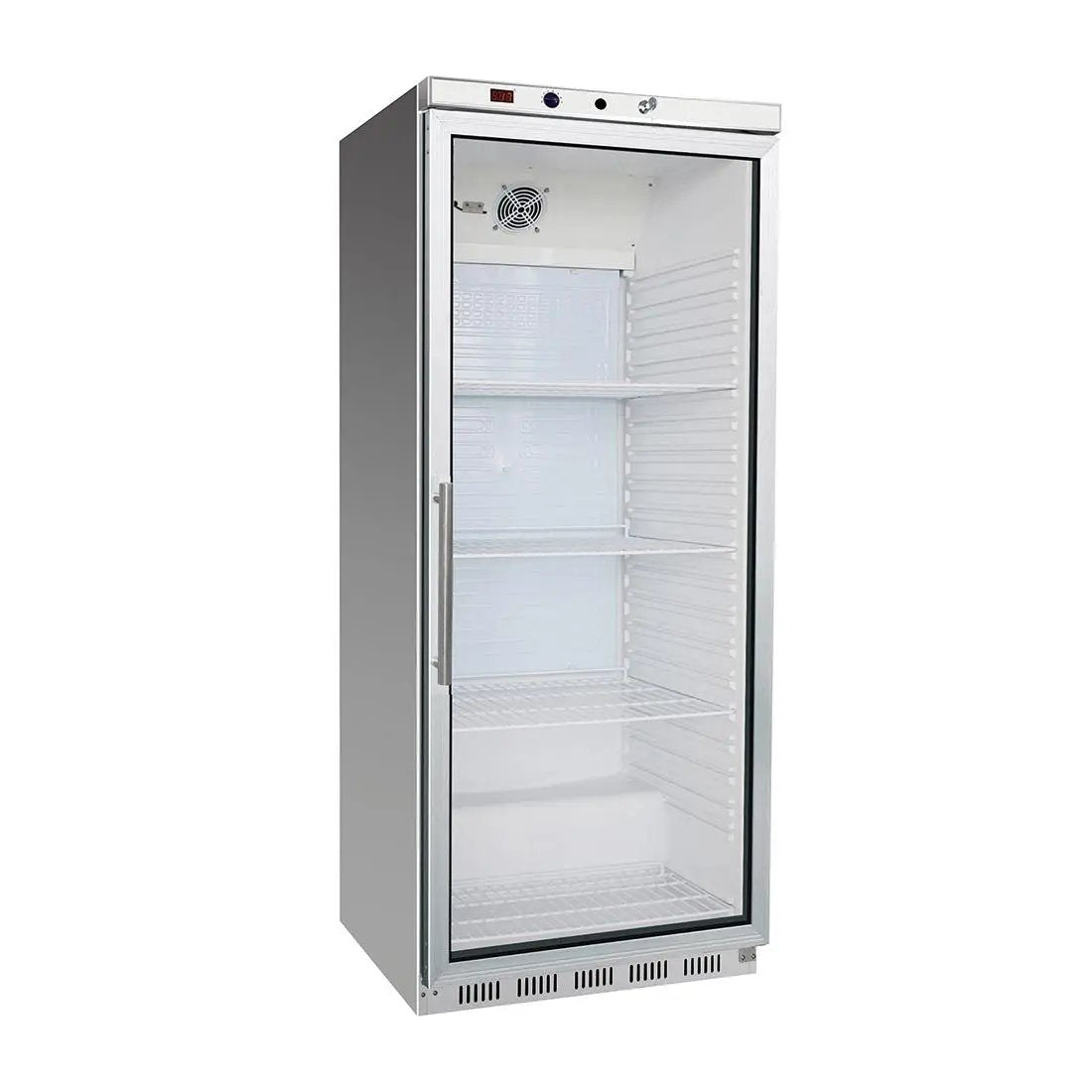 HR600G S/S Display Fridge with Glass Door FED