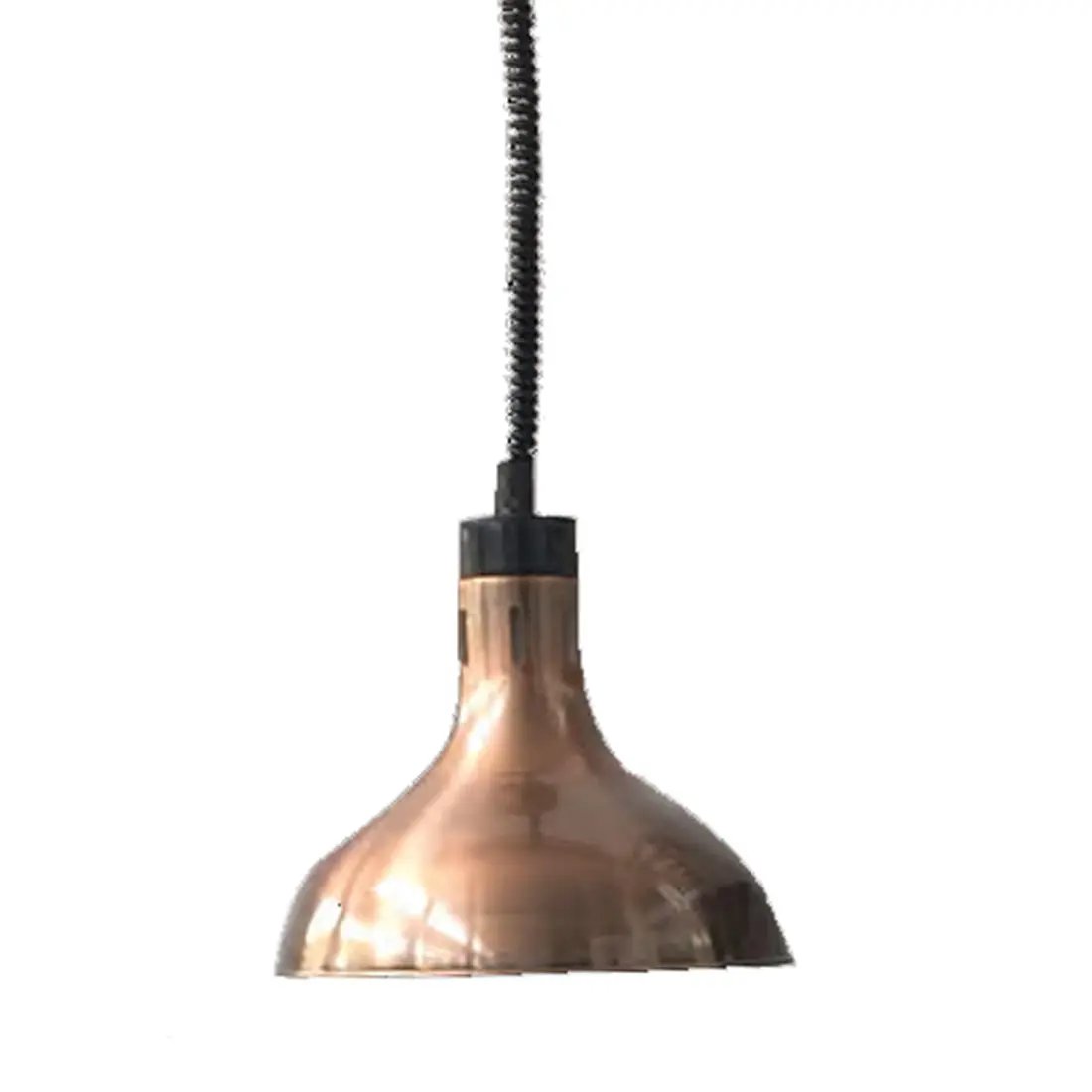 Pull down heat lamp antique copper 290mm Round HYWCL12 FED
